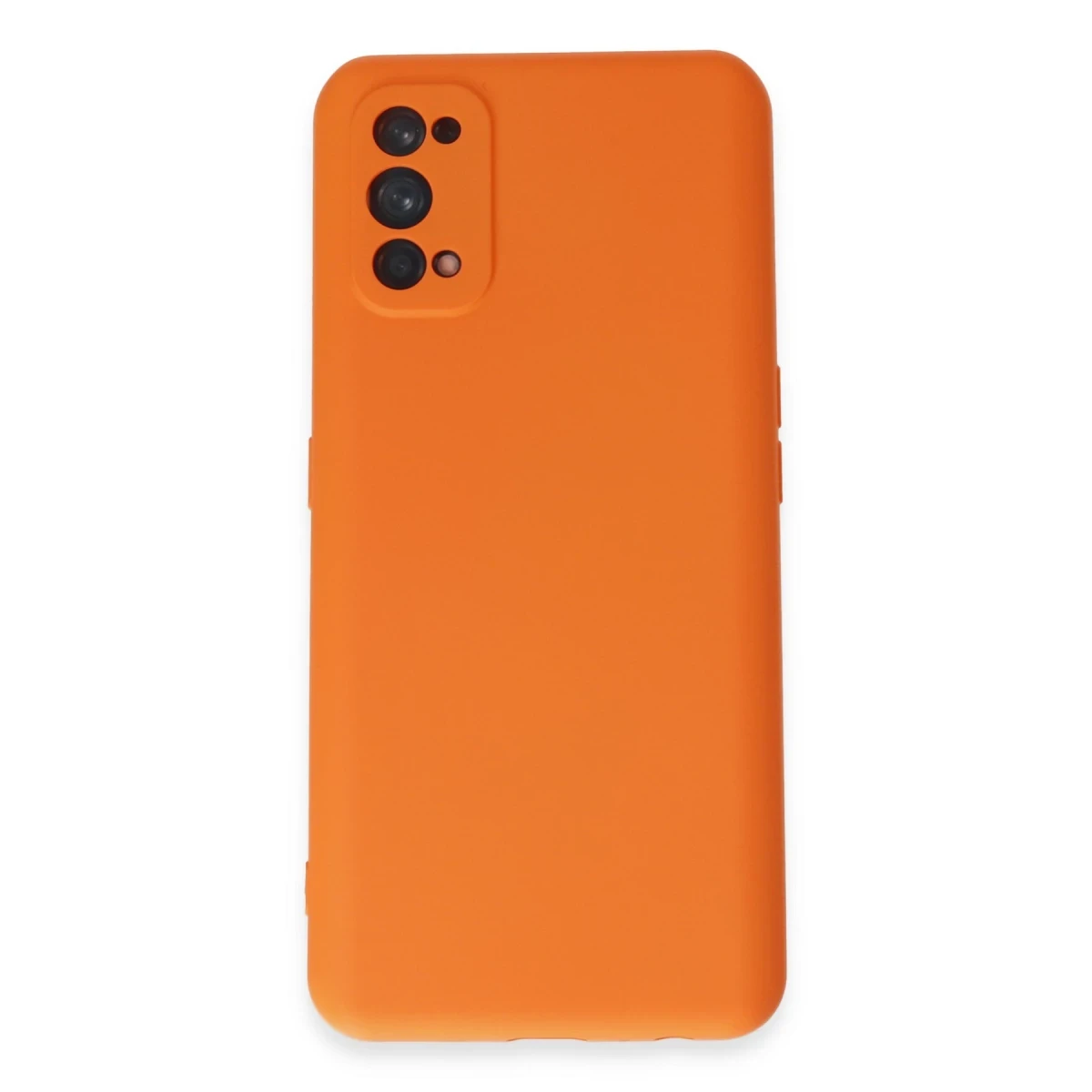 Newface Realme 7 Pro Kılıf Nano içi Kadife Silikon - Turuncu — görsel 5