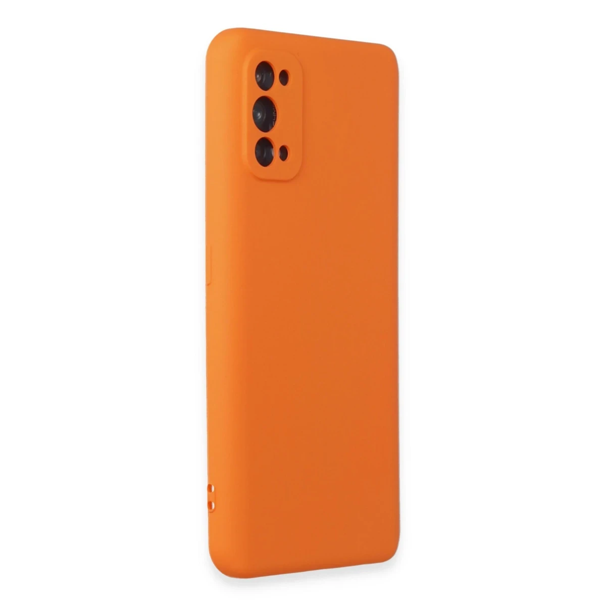 Newface Realme 7 Pro Kılıf Nano içi Kadife Silikon - Turuncu — görsel 6