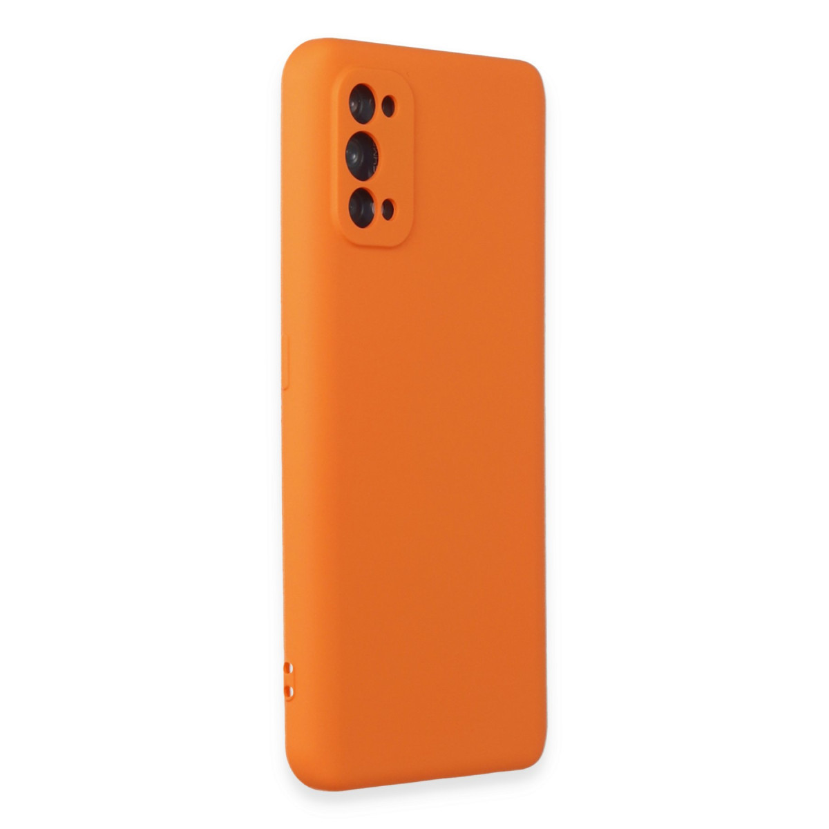 Newface Realme 7 Pro Kılıf Nano içi Kadife Silikon - Turuncu — görsel 10