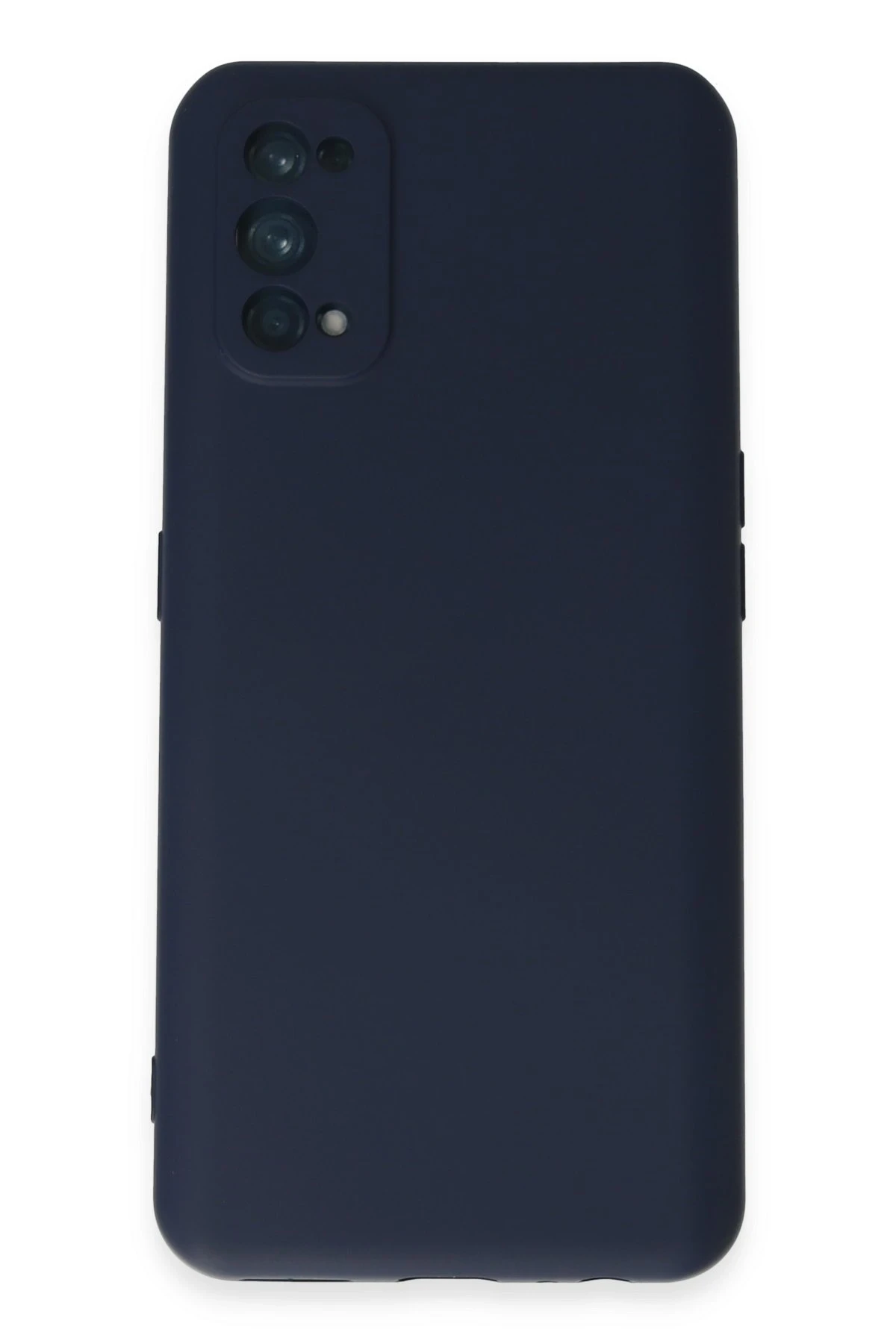 Newface Realme 7 Pro Kılıf Nano içi Kadife Silikon - Lacivert