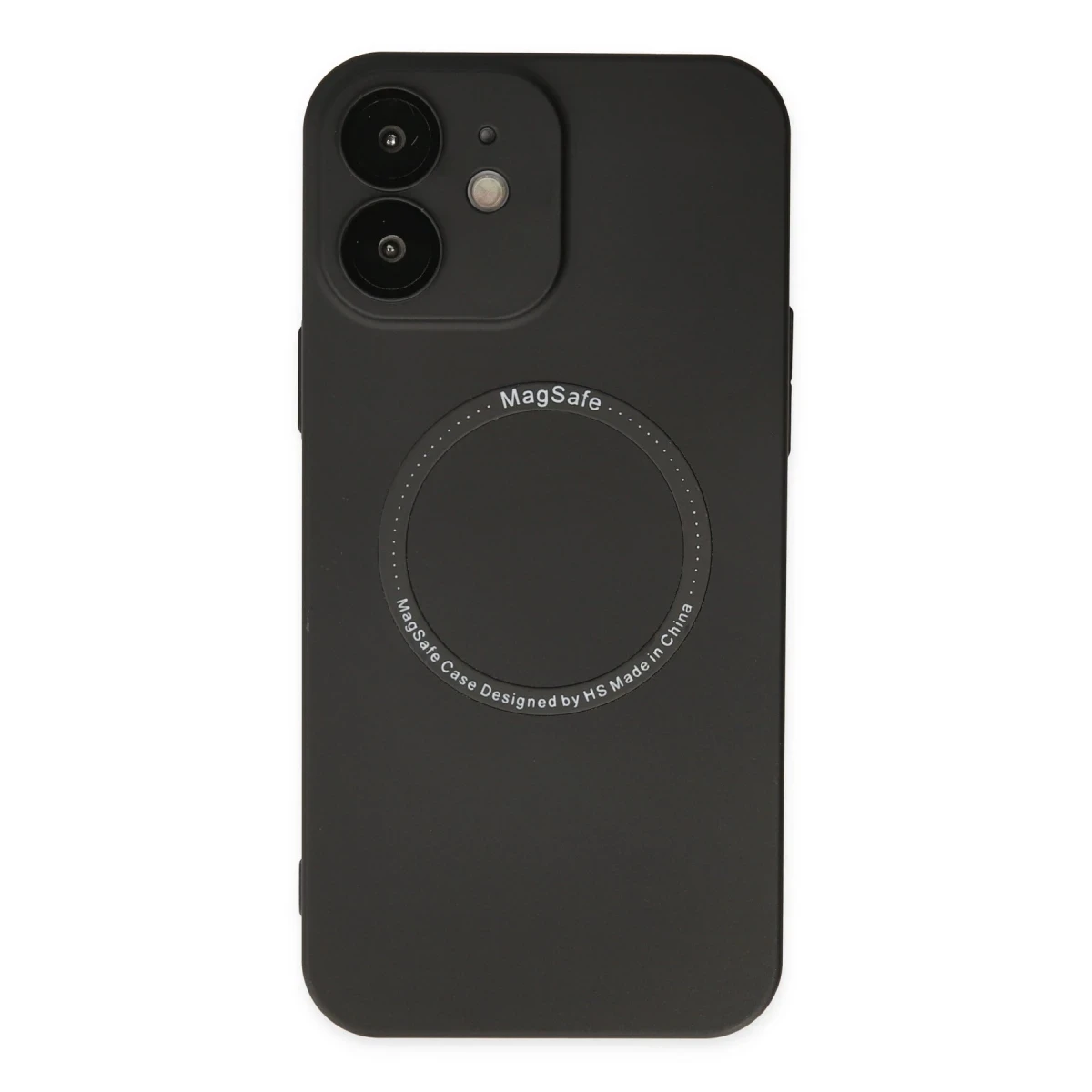 Newface Apple iPhone 12 Kılıf Jack Magneticsafe Lens Silikon - Siyah — görsel 6