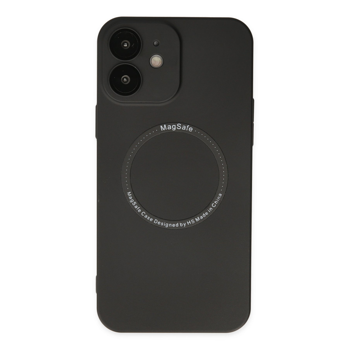 Newface Apple iPhone 12 Kılıf Jack Magneticsafe Lens Silikon - Siyah — görsel 11