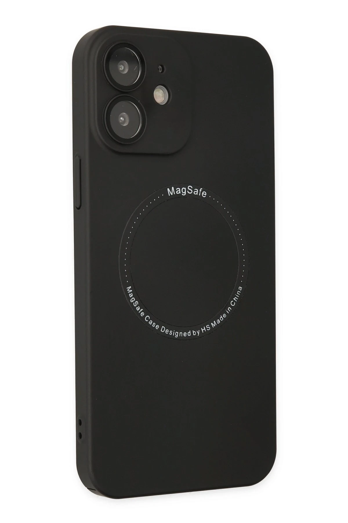 Newface Apple iPhone 12 Kılıf Jack Magneticsafe Lens Silikon - Siyah — görsel 2