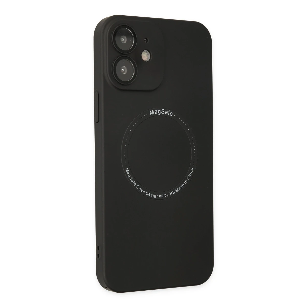 Newface Apple iPhone 12 Kılıf Jack Magneticsafe Lens Silikon - Siyah — görsel 7