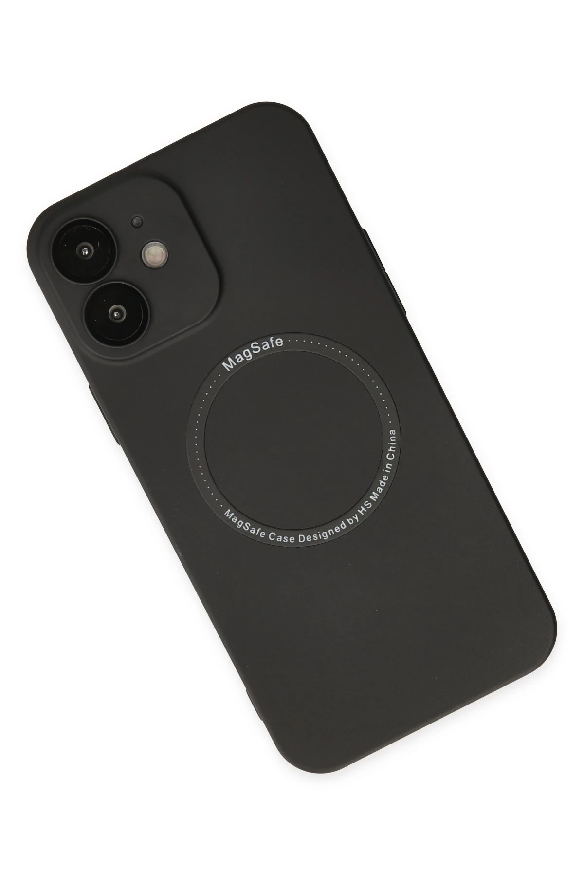 Newface Apple iPhone 12 Kılıf Jack Magneticsafe Lens Silikon - Siyah — görsel 3