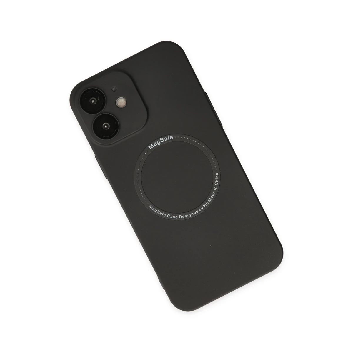 Newface Apple iPhone 12 Kılıf Jack Magneticsafe Lens Silikon - Siyah — görsel 8