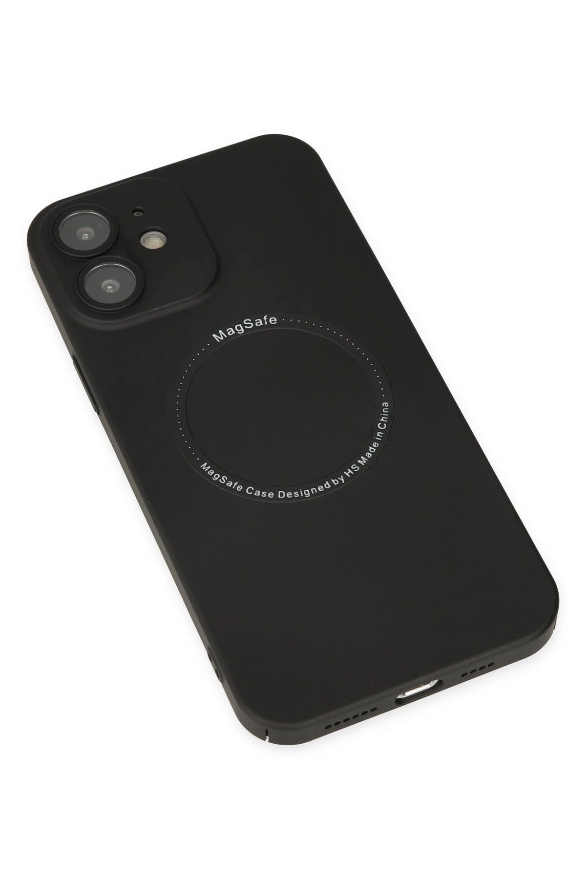 Newface Apple iPhone 12 Kılıf Jack Magneticsafe Lens Silikon - Siyah — görsel 4