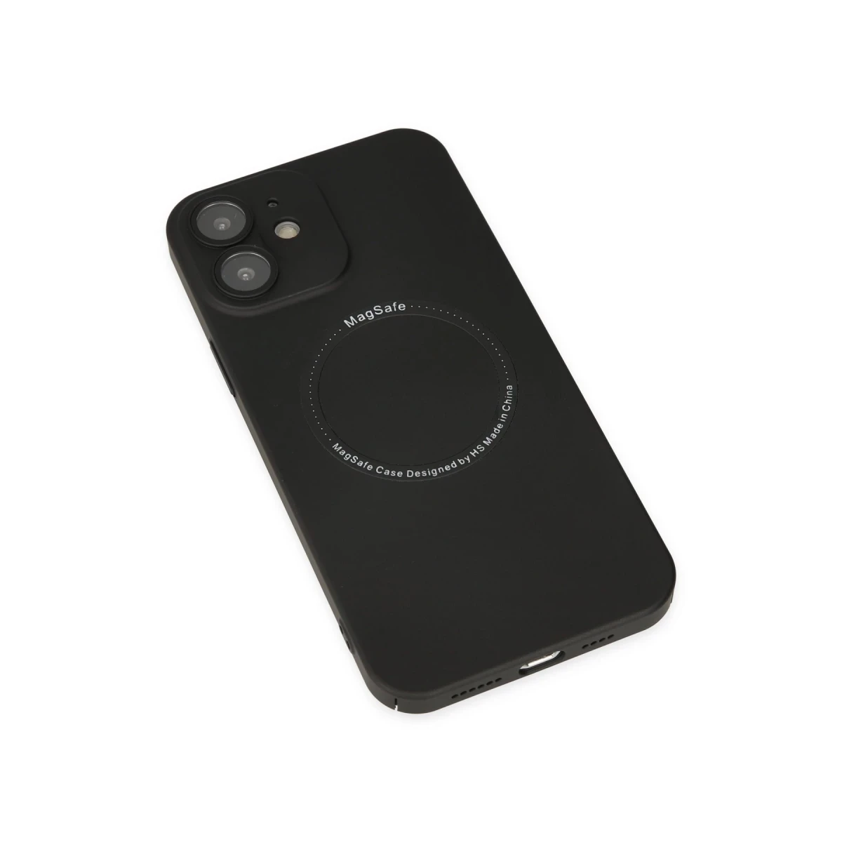 Newface Apple iPhone 12 Kılıf Jack Magneticsafe Lens Silikon - Siyah — görsel 9