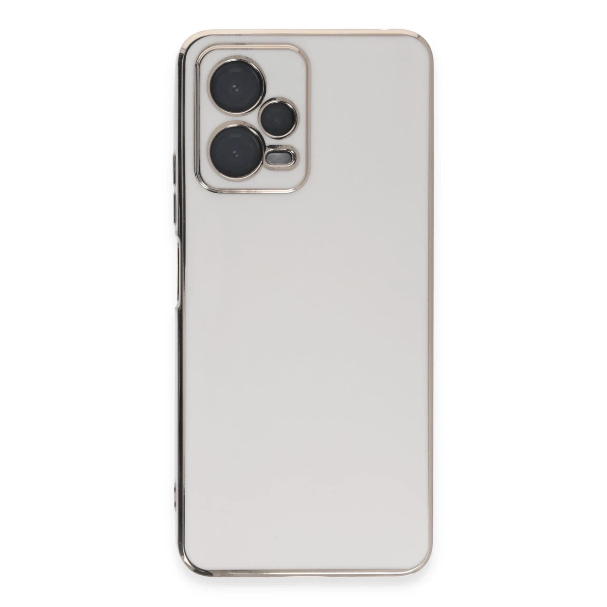 Newface Xiaomi Redmi Note 12 Pro 5G Kılıf Volet Silikon - Beyaz