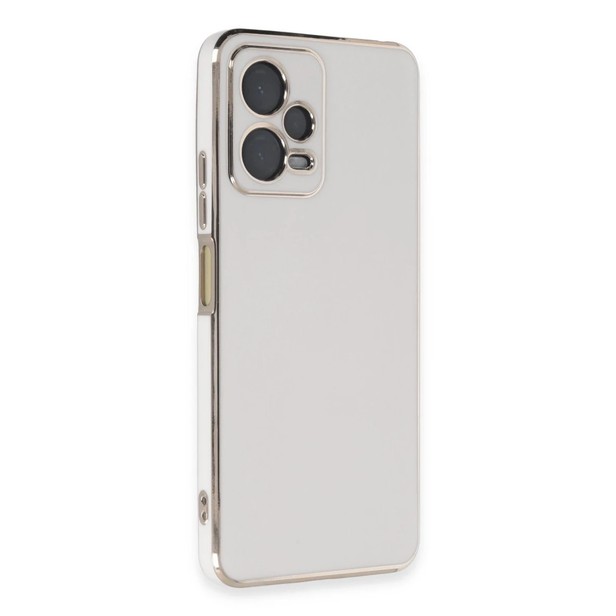 Newface Xiaomi Redmi Note 12 Pro 5G Kılıf Volet Silikon - Beyaz