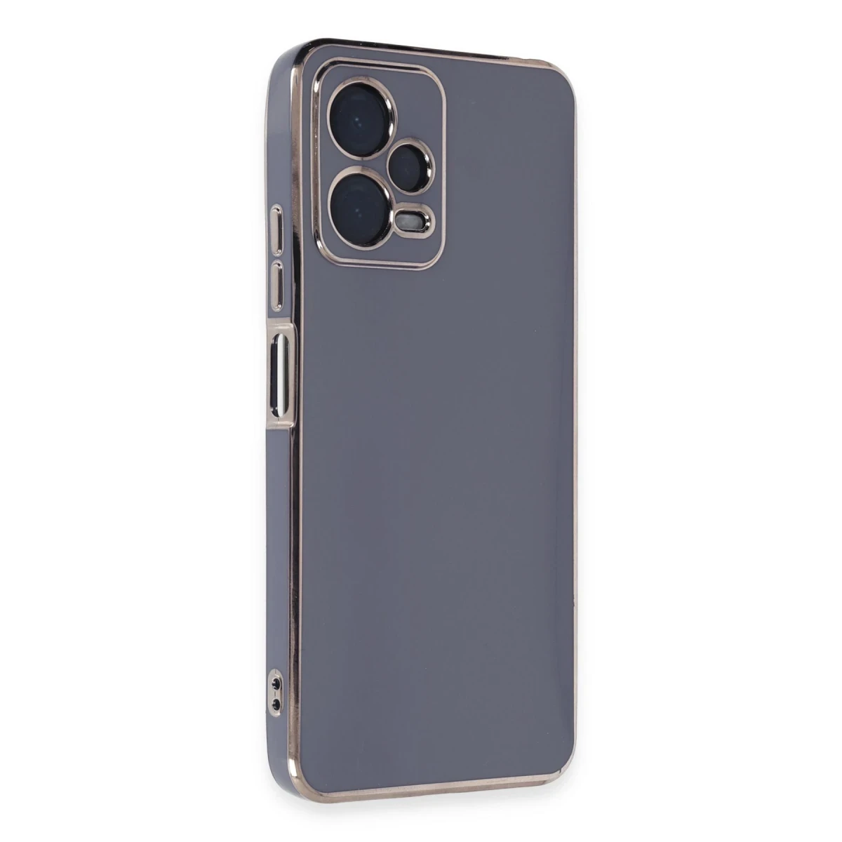 Newface Xiaomi Redmi Note 12 Pro 5G Kılıf Volet Silikon - Mavi