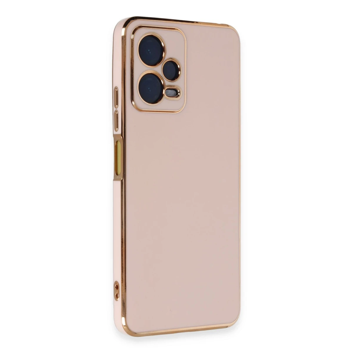 Newface Xiaomi Redmi Note 12 Pro 5G Kılıf Volet Silikon - Pembe