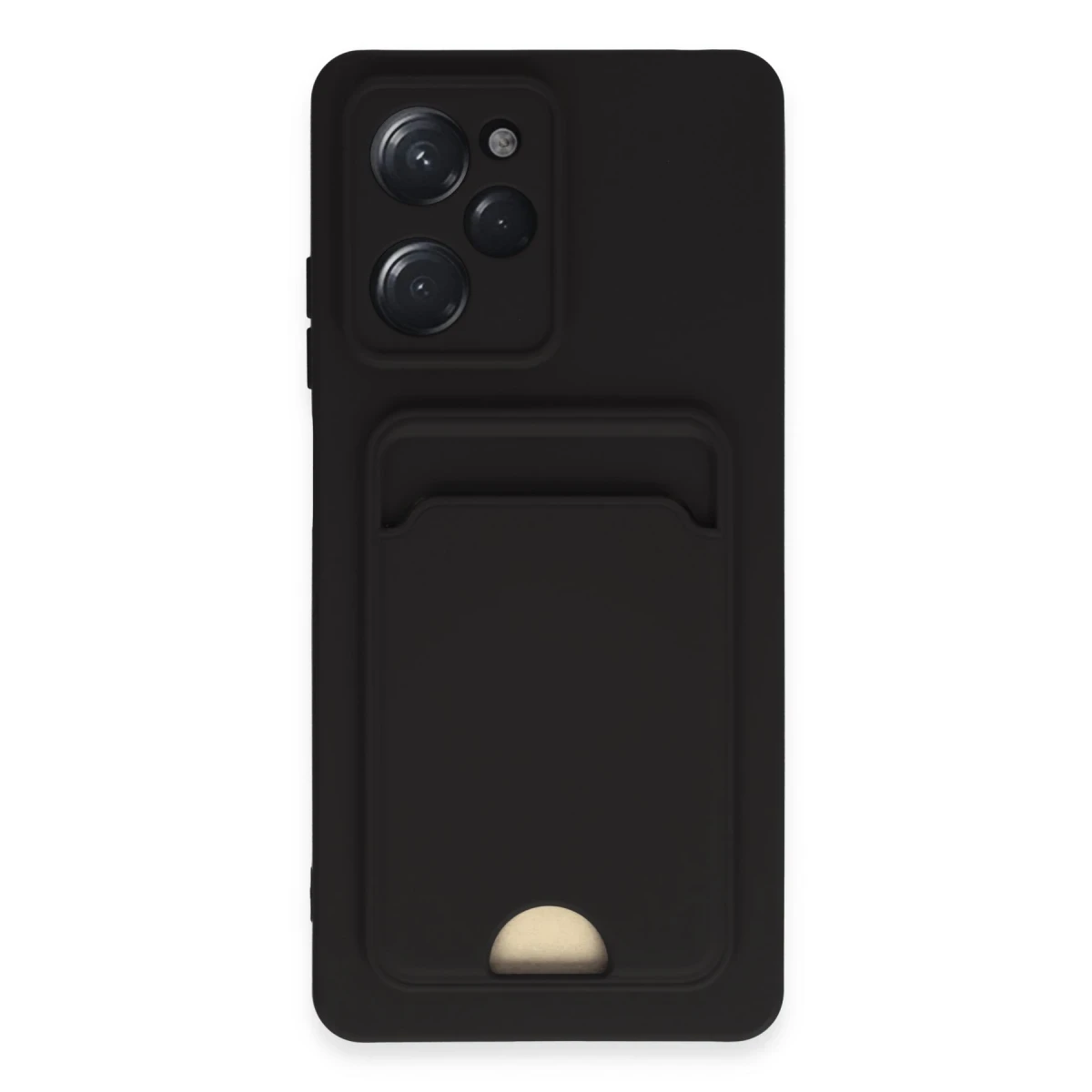 Newface Xiaomi Poco X5 Pro 5G Kılıf Kelvin Kartvizitli Silikon - Siyah — görsel 5