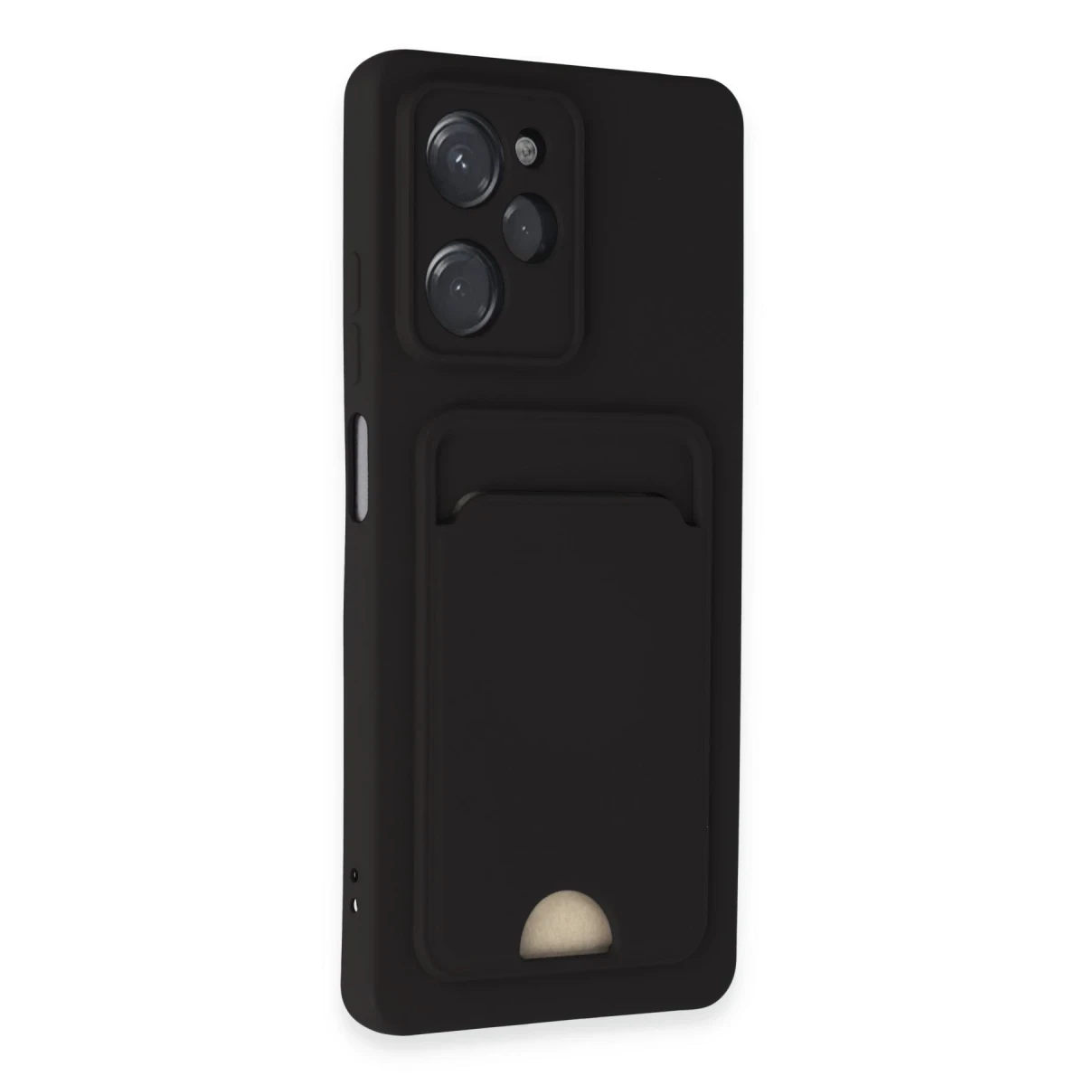 Newface Xiaomi Poco X5 Pro 5G Kılıf Kelvin Kartvizitli Silikon - Siyah — görsel 6