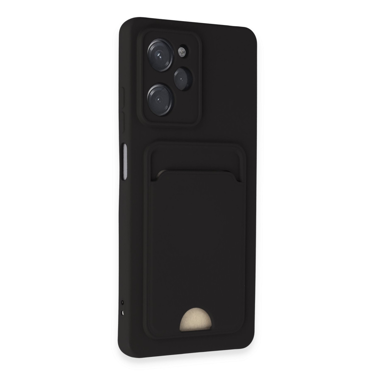 Newface Xiaomi Poco X5 Pro 5G Kılıf Kelvin Kartvizitli Silikon - Siyah — görsel 10