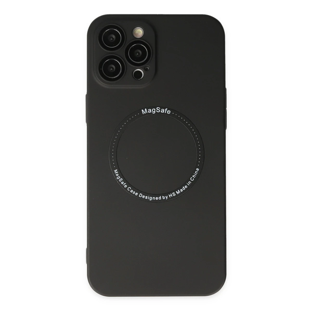 Newface Apple iPhone 12 Pro Kılıf Jack Magneticsafe Lens Silikon - Siyah — görsel 6