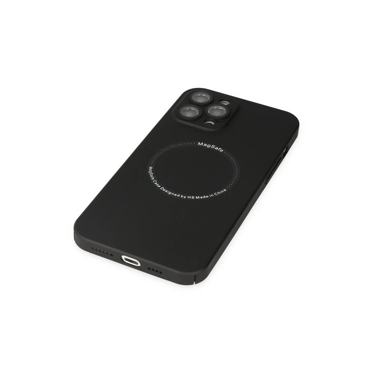 Newface Apple iPhone 12 Pro Kılıf Jack Magneticsafe Lens Silikon - Siyah — görsel 10