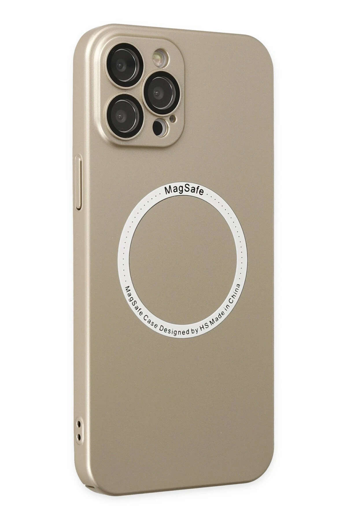 Newface iPhone 12 Pro Kılıf Jack Magneticsafe Lens Silikon - Gold