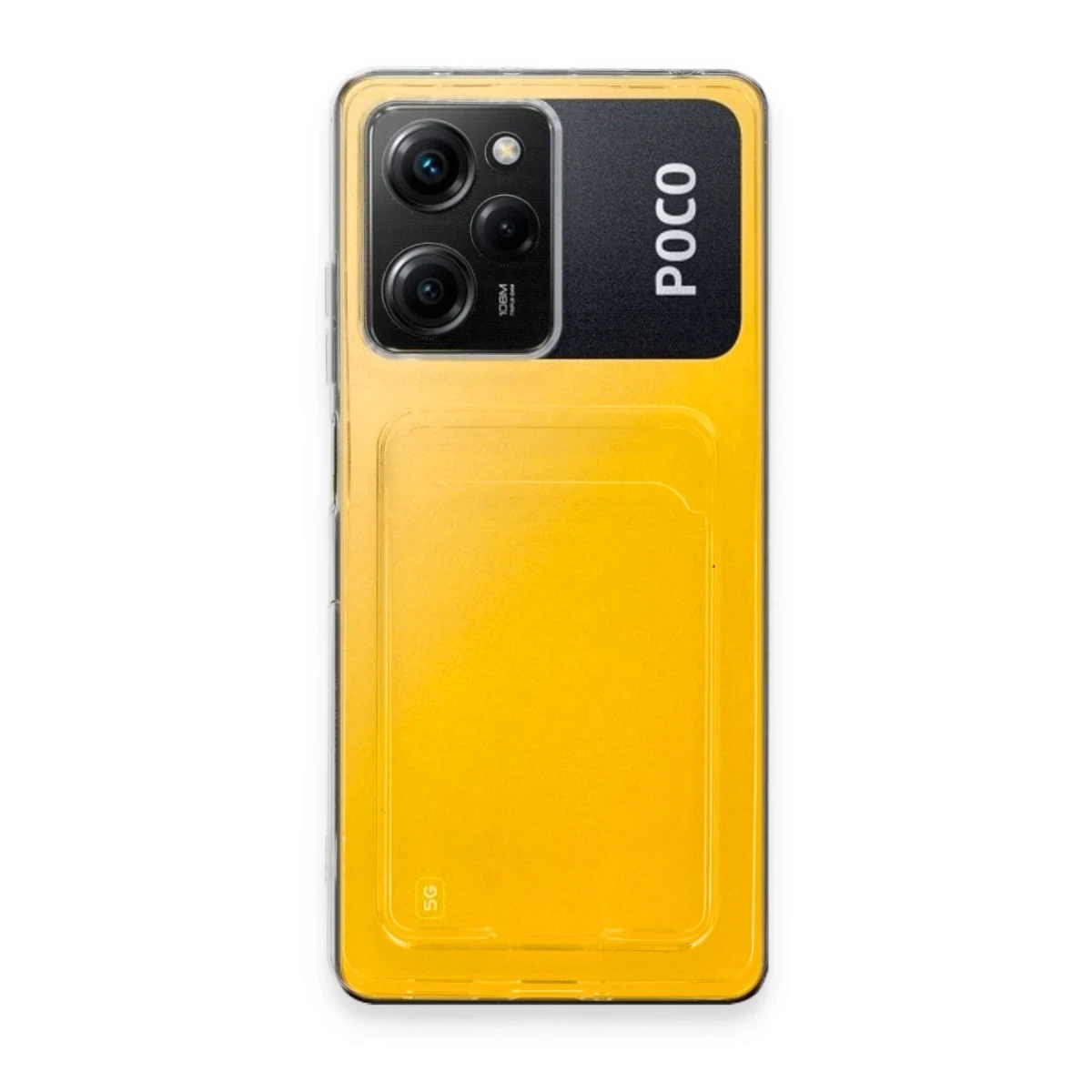 Newface Xiaomi Poco X5 Pro 5G Kılıf Kart Şeffaf Silikon - Şeffaf — görsel 7