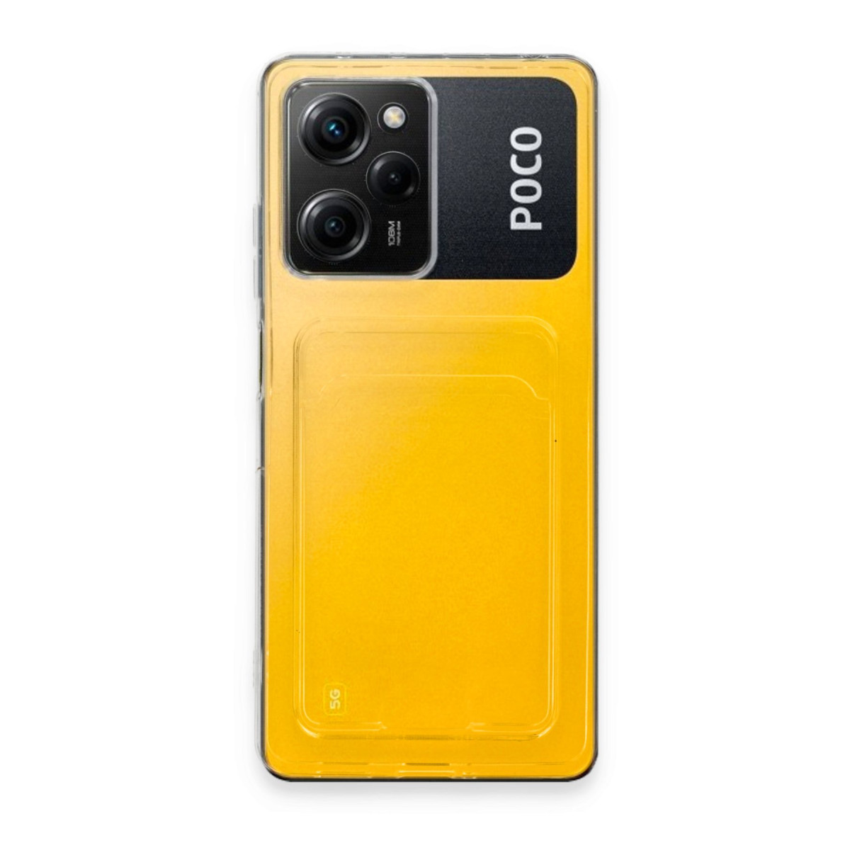 Newface Xiaomi Poco X5 Pro 5G Kılıf Kart Şeffaf Silikon - Şeffaf — görsel 12