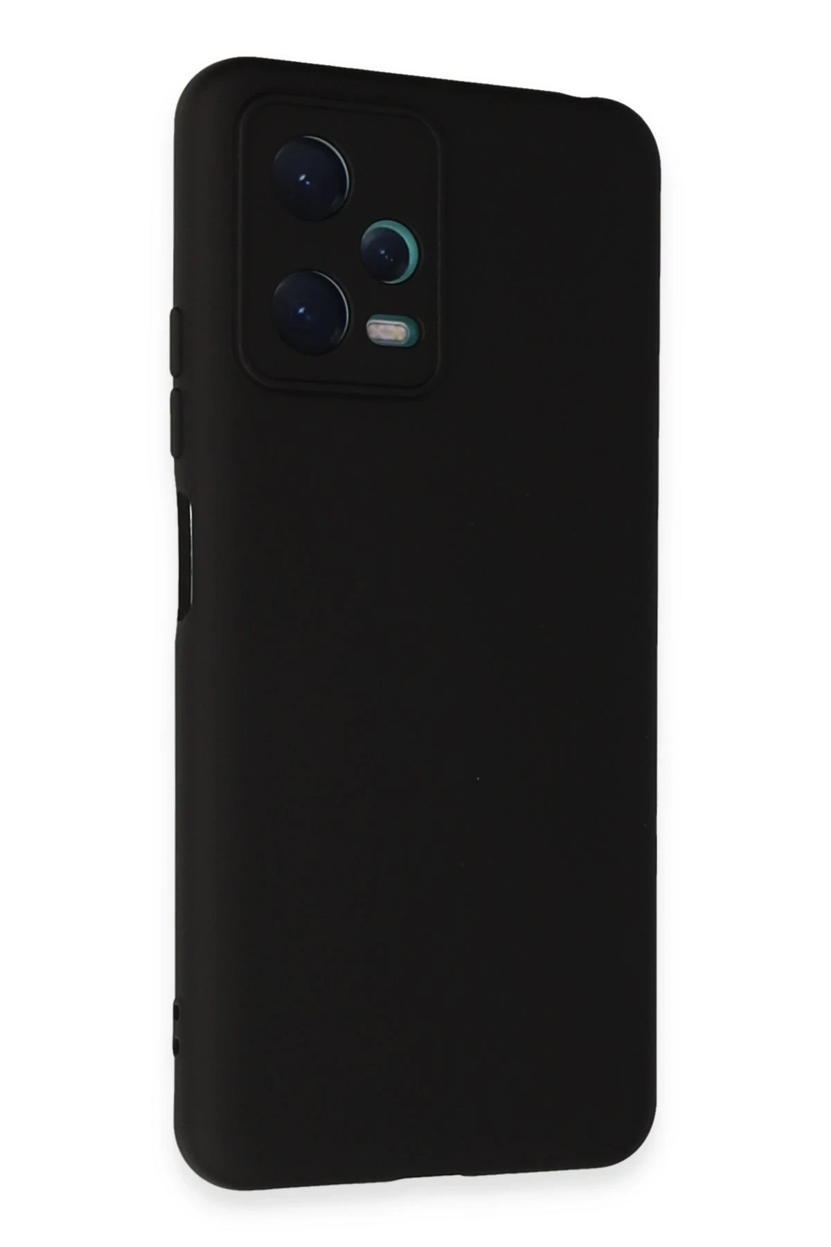 Newface Xiaomi Redmi Note 12 5G Kılıf Nano içi Kadife Silikon - Siyah