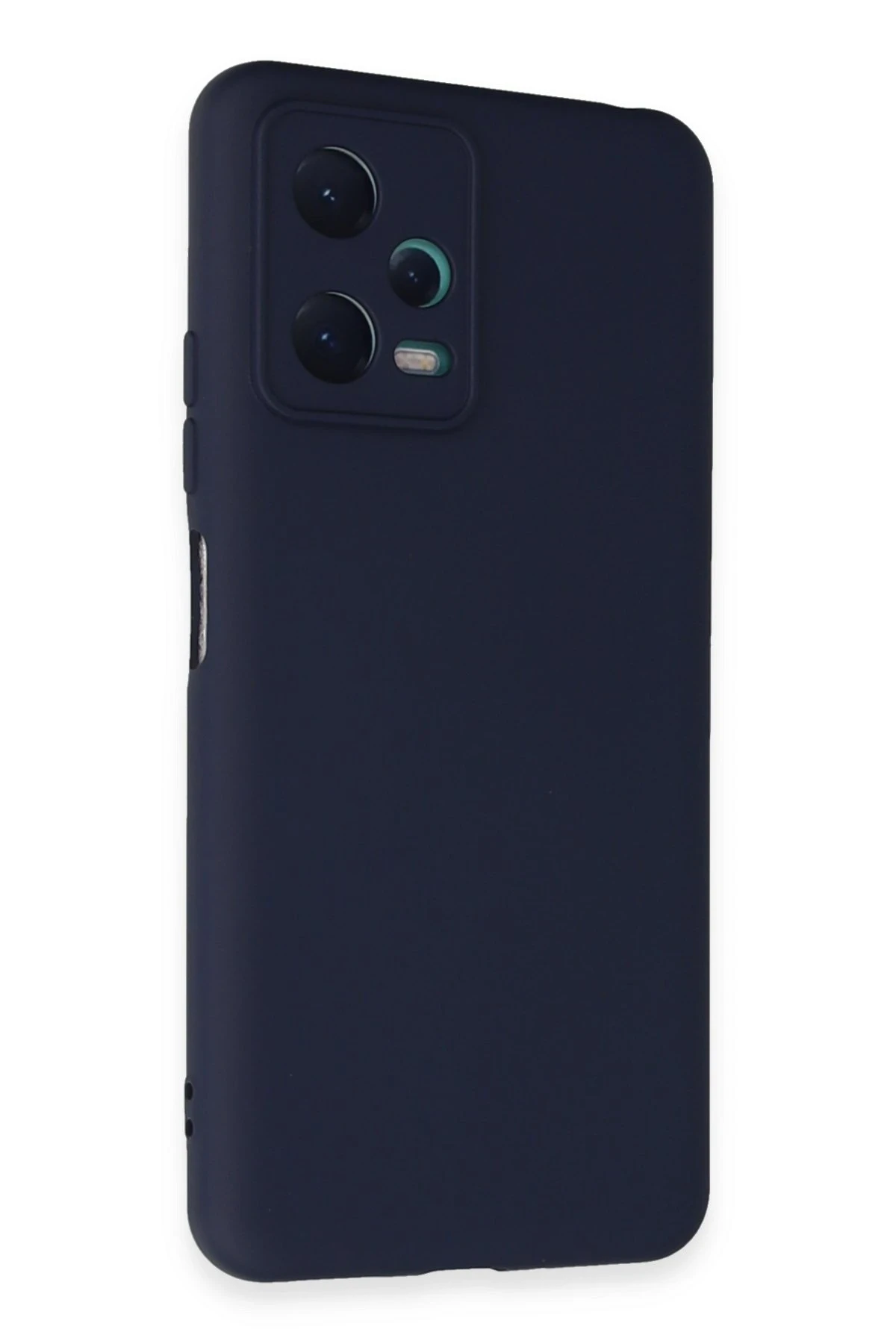 Newface Xiaomi Redmi Note 12 5G Kılıf Nano içi Kadife Silikon - Lacivert
