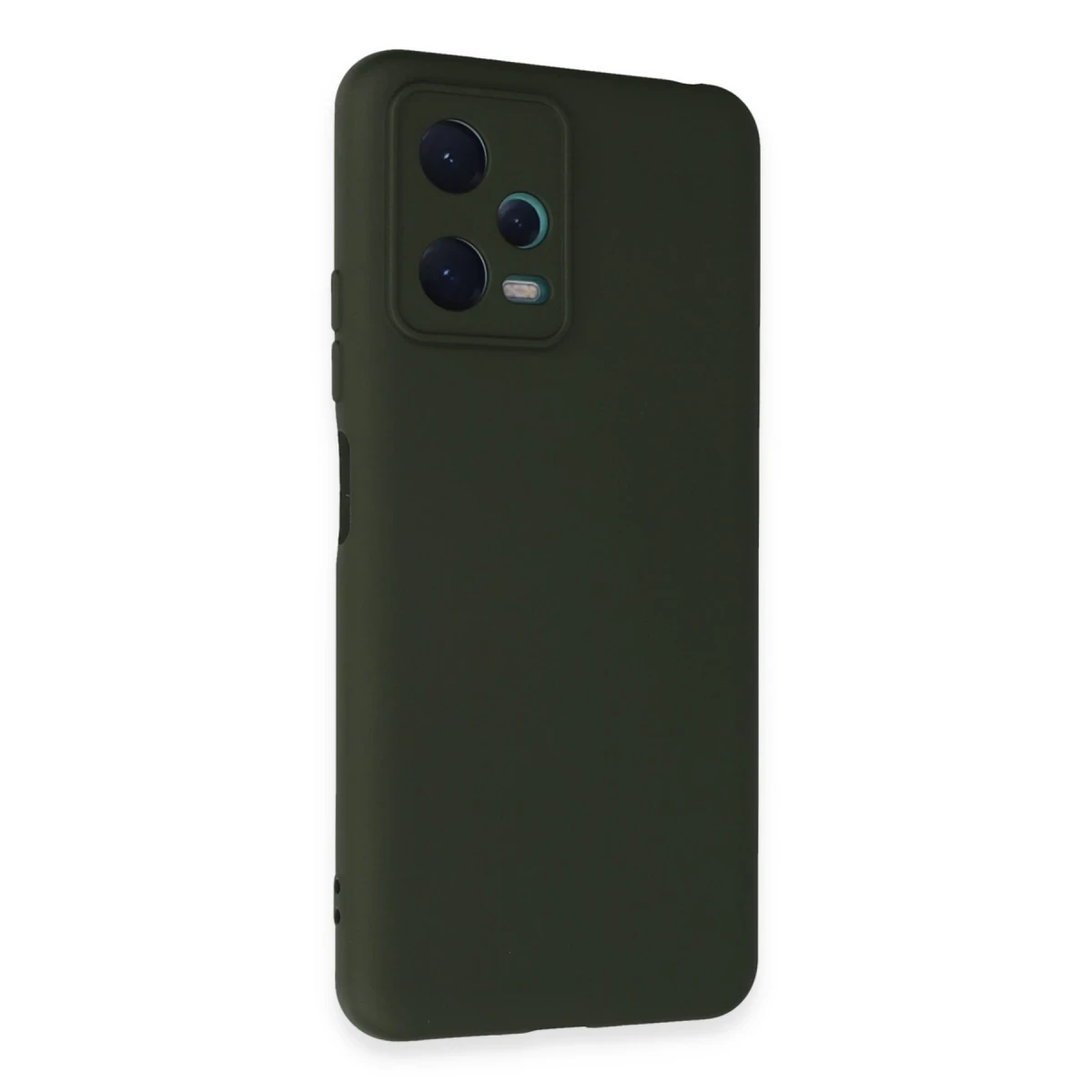 Newface Xiaomi Redmi Note 12 5G Kılıf Nano içi Kadife Silikon - Koyu Yeşil