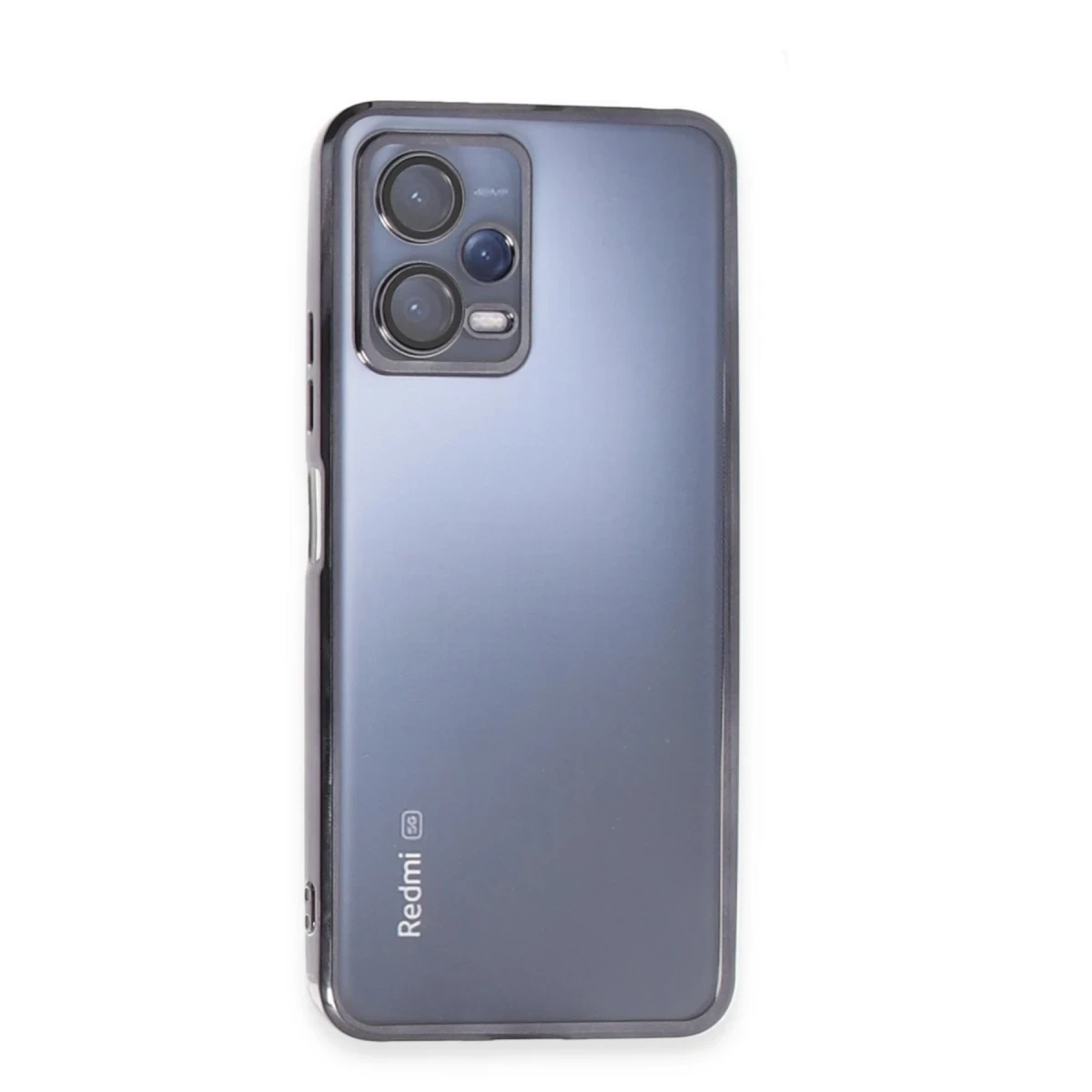 Newface Xiaomi Redmi Note 12 5G Kılıf Razer Lensli Silikon - Siyah — görsel 7