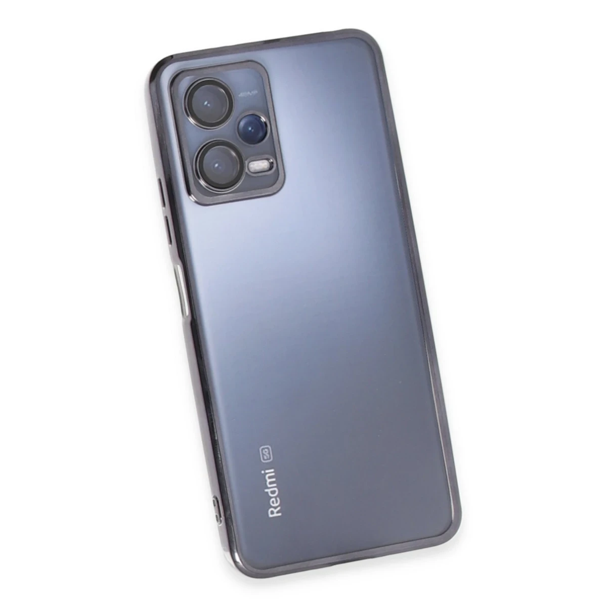 Newface Xiaomi Redmi Note 12 5G Kılıf Razer Lensli Silikon - Siyah — görsel 10