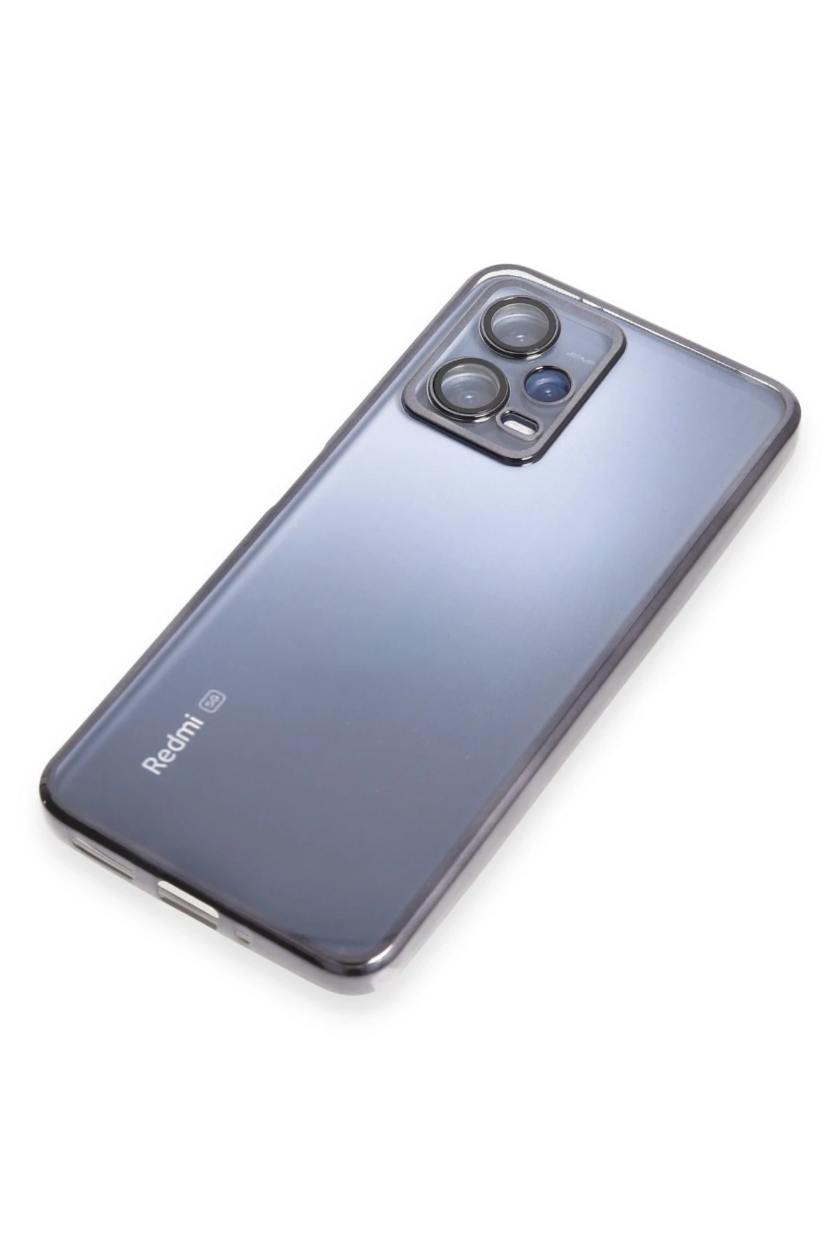 Newface Xiaomi Redmi Note 12 5G Kılıf Razer Lensli Silikon - Siyah — görsel 6