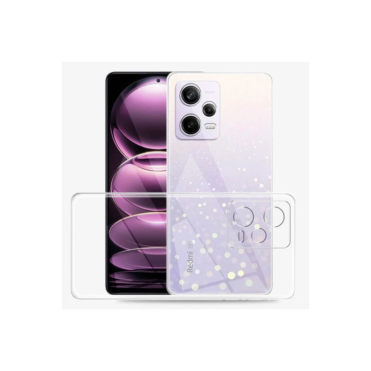 Newface Xiaomi Redmi Note 12 5G Kılıf Lüx Şeffaf Silikon — görsel 11