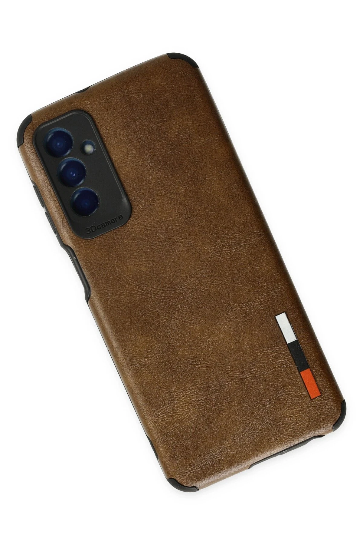 Newface Samsung Galaxy M13 Kılıf Loop Deri Silikon - Kahverengi — görsel 2