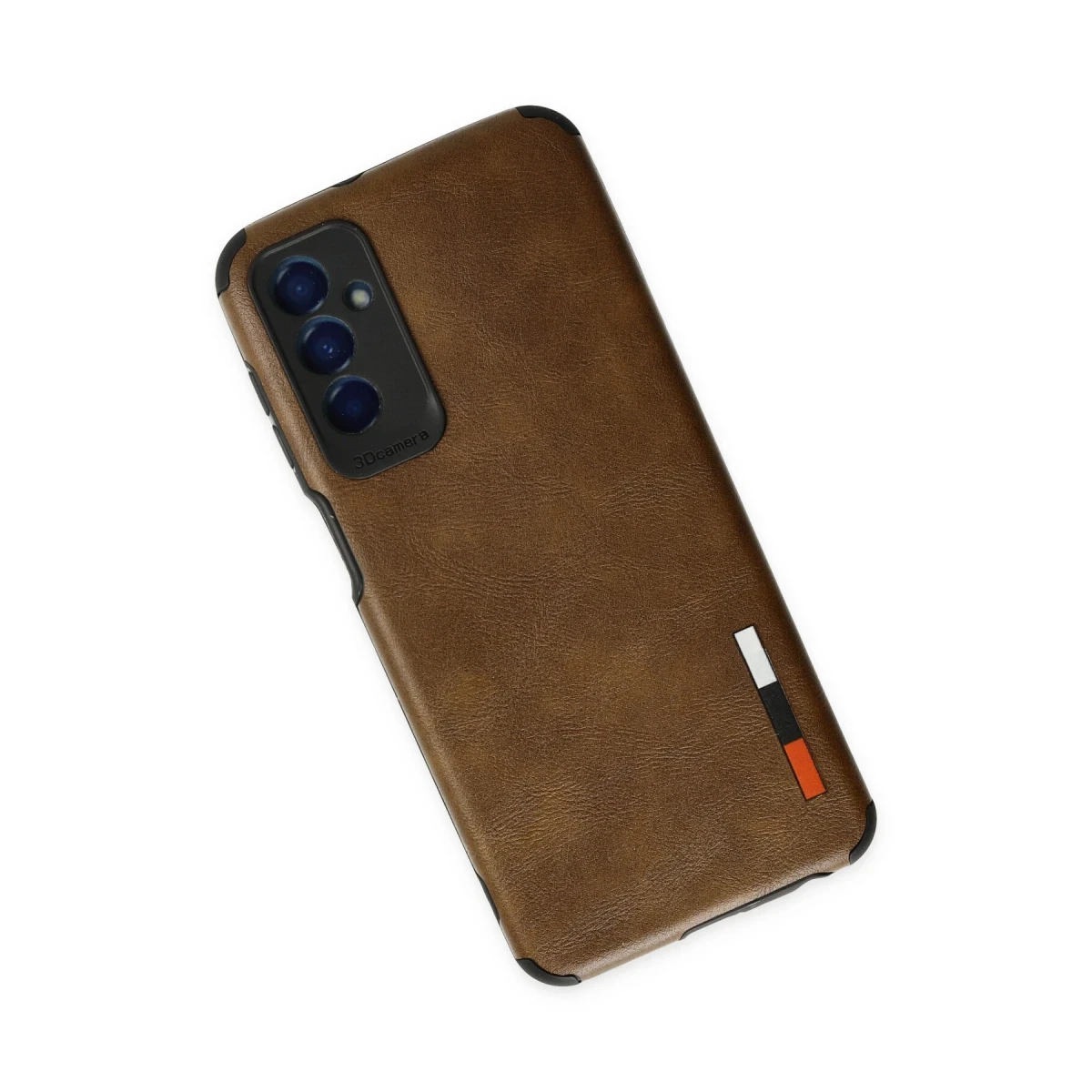 Newface Samsung Galaxy M13 Kılıf Loop Deri Silikon - Kahverengi — görsel 5
