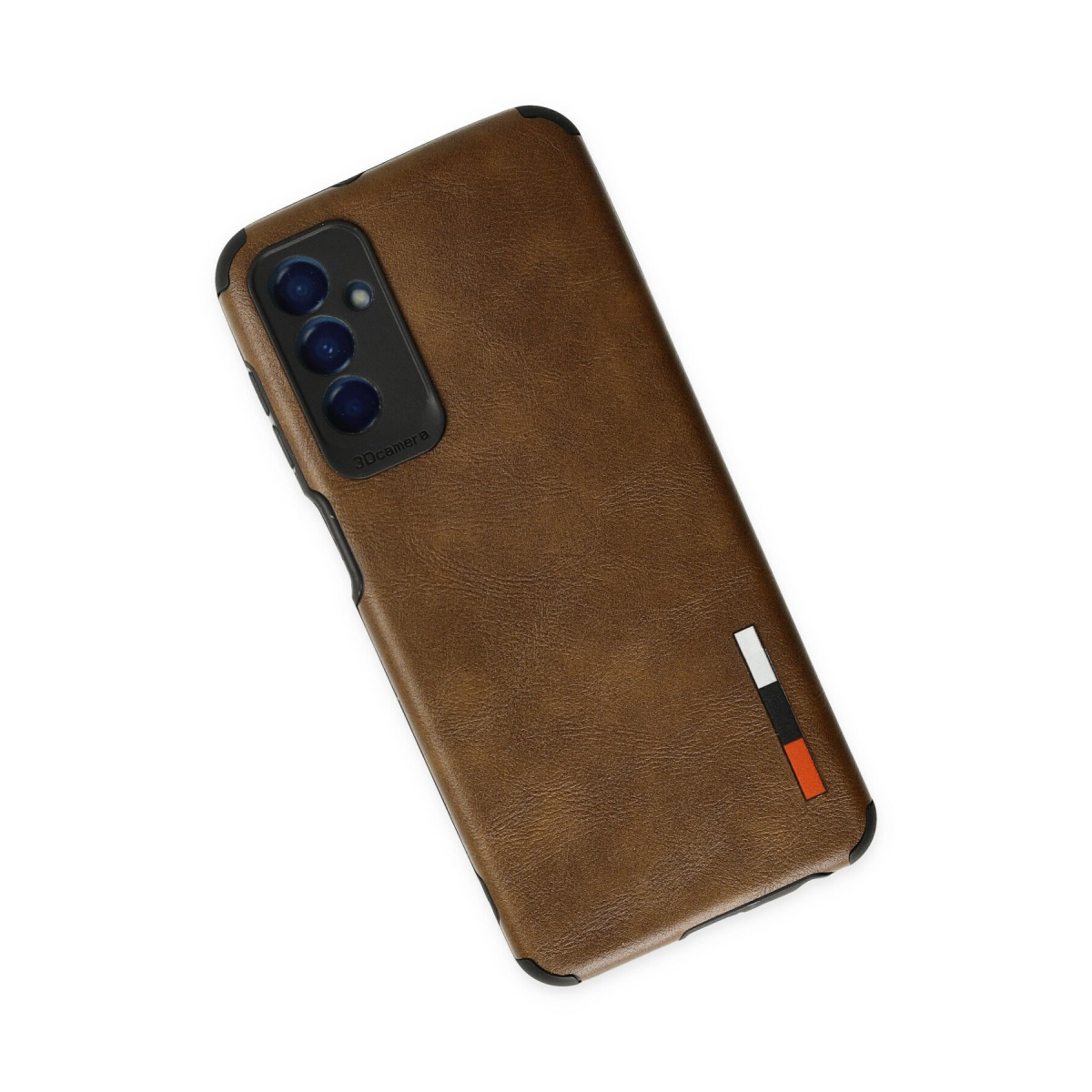 Newface Samsung Galaxy M13 Kılıf Loop Deri Silikon - Kahverengi — görsel 8