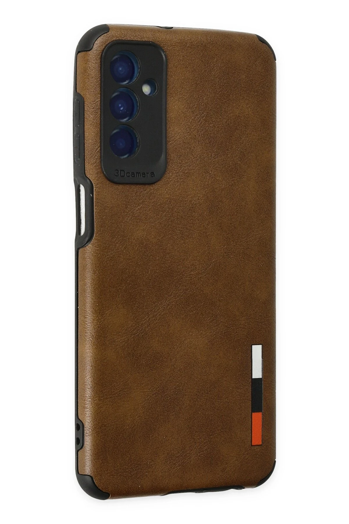 Newface Samsung Galaxy M13 Kılıf Loop Deri Silikon - Kahverengi — görsel 3
