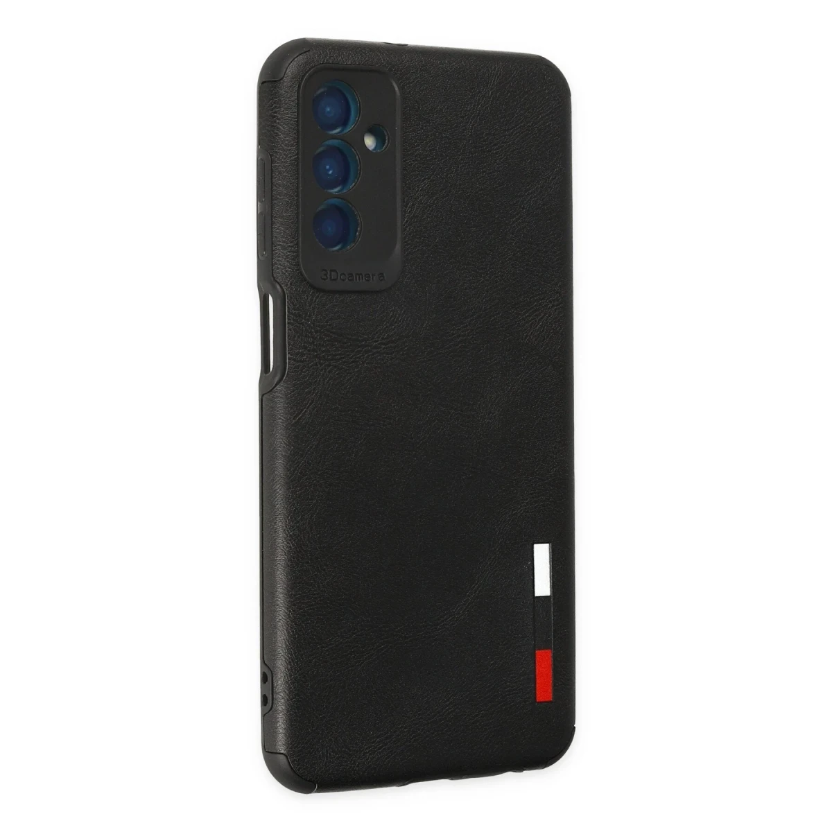 Newface Samsung Galaxy M13 Kılıf Loop Deri Silikon - Siyah