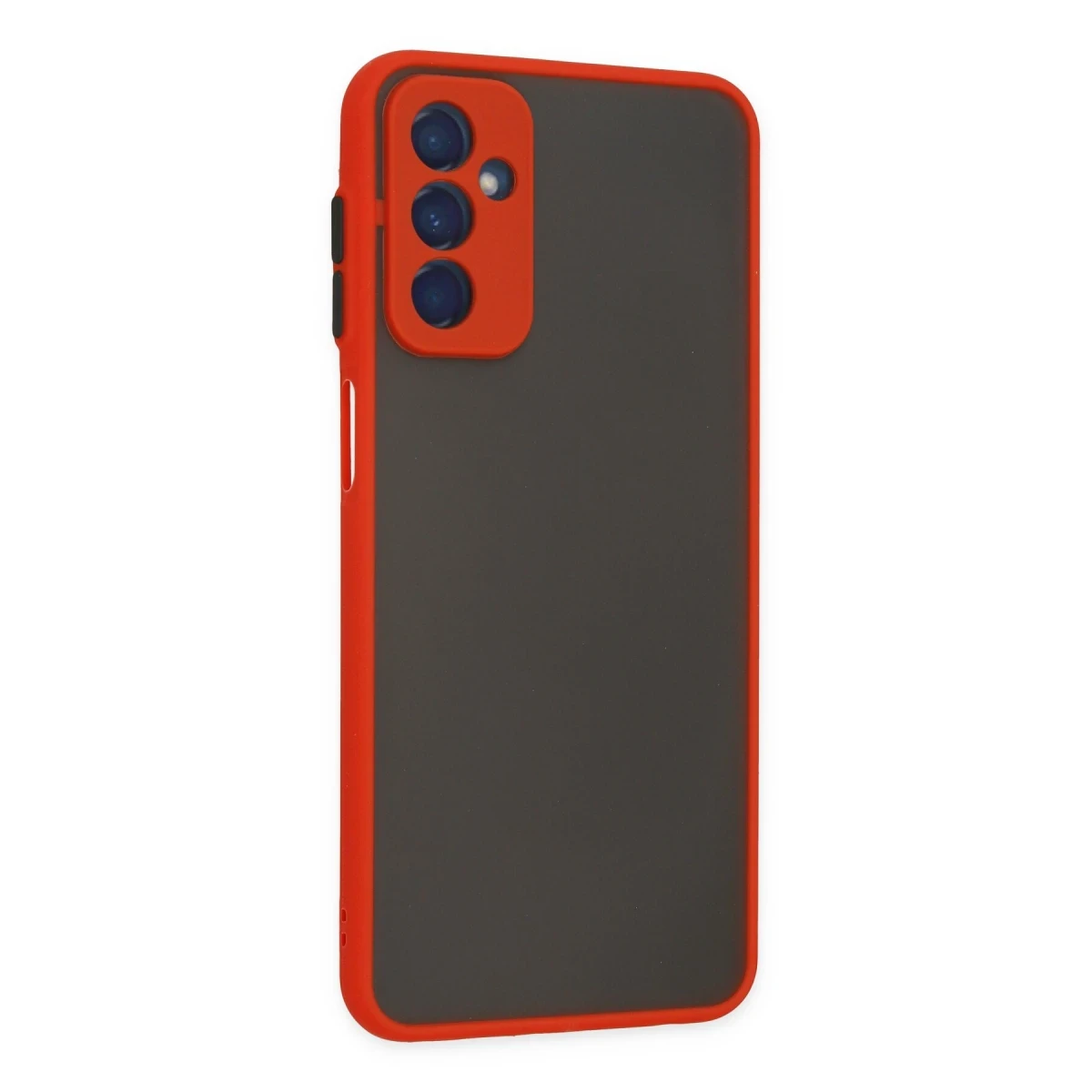 Newface Samsung Galaxy M13 Kılıf Montreal Silikon Kapak - Kırmızı — görsel 5