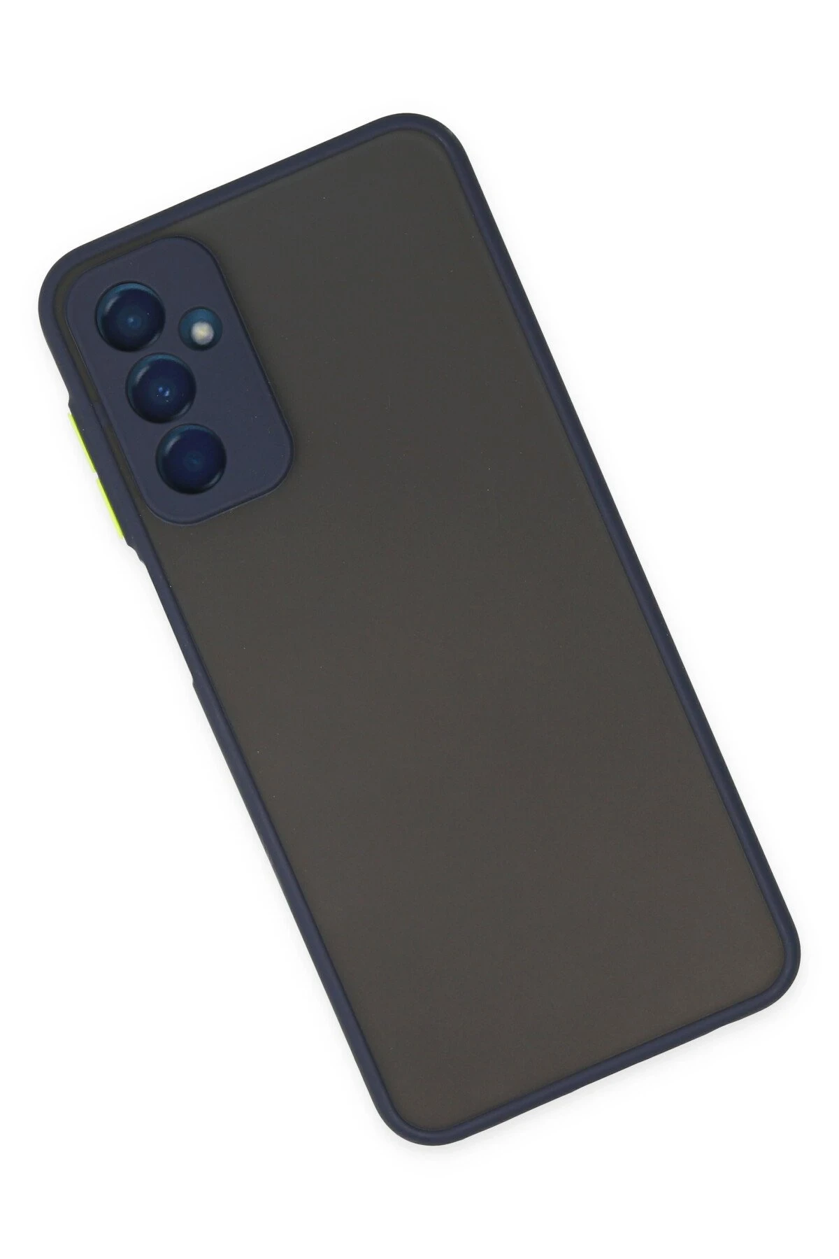 Newface Samsung Galaxy M13 Kılıf Montreal Silikon Kapak - Lacivert
