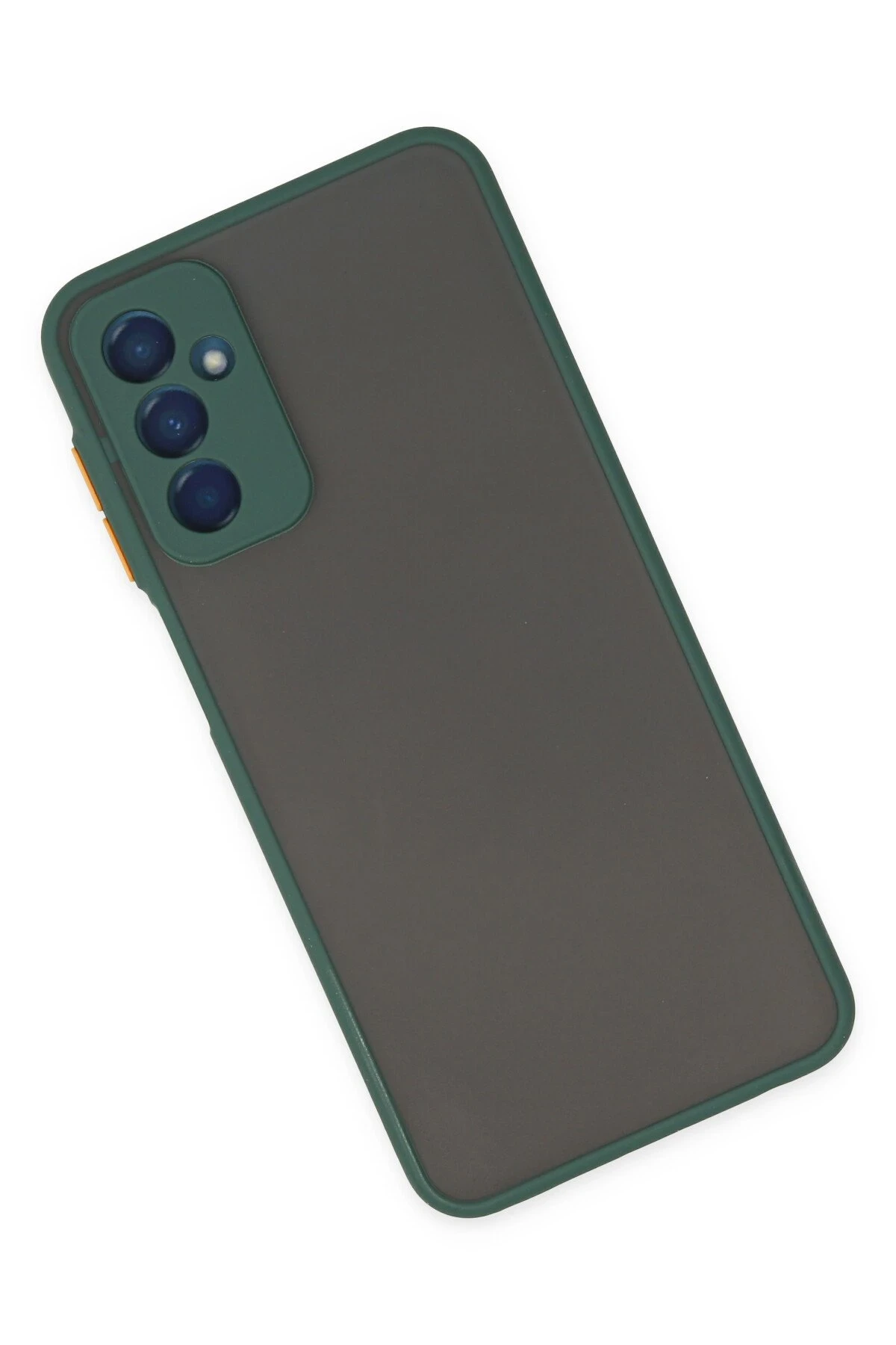 Newface Samsung Galaxy M13 Kılıf Montreal Silikon Kapak - Yeşil