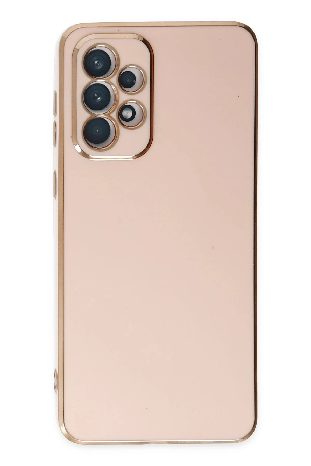 Newface Samsung Galaxy A73 5G Kılıf Volet Silikon - Pembe