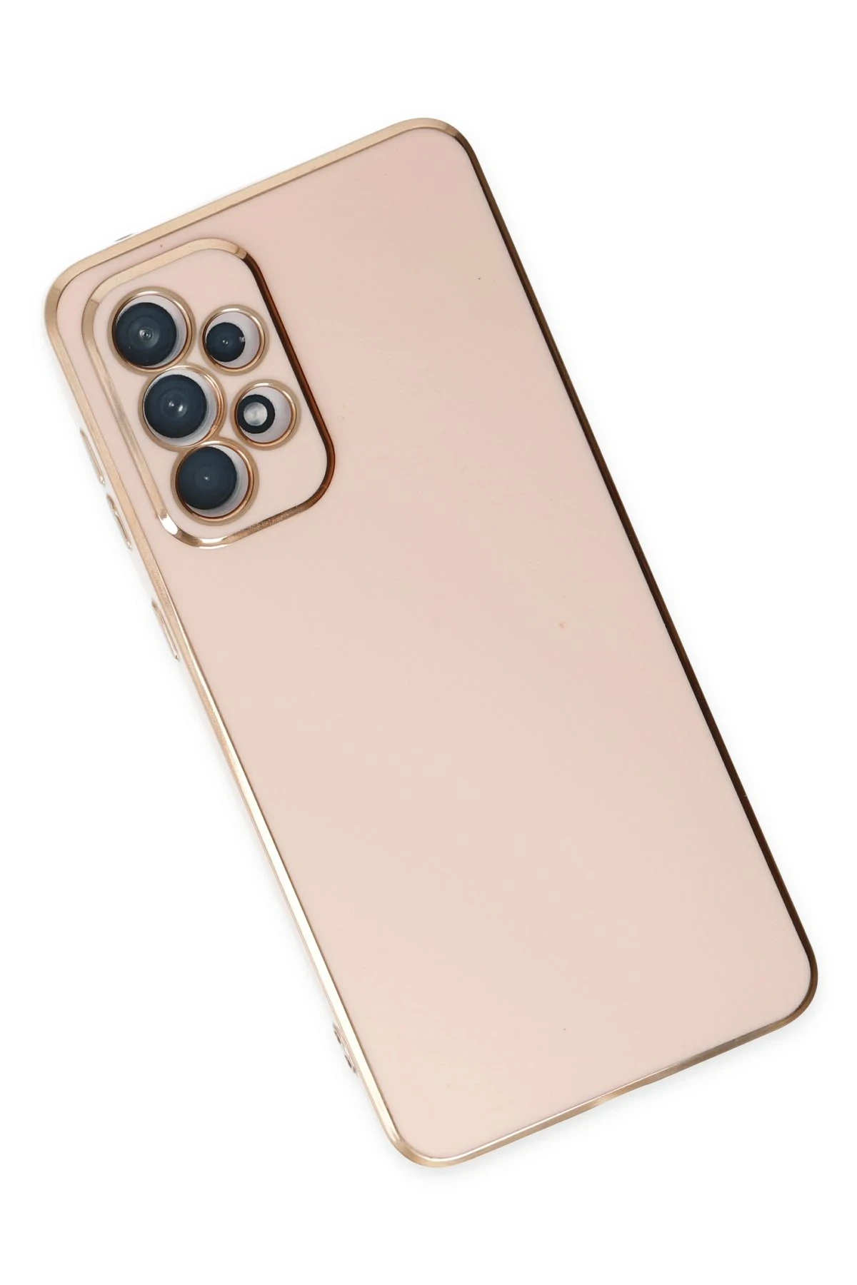 Newface Samsung Galaxy A73 5G Kılıf Volet Silikon - Pembe