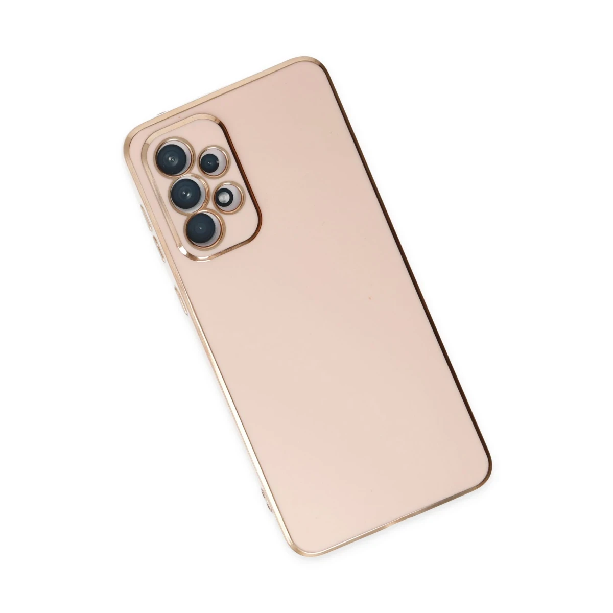 Newface Samsung Galaxy A73 5G Kılıf Volet Silikon - Pembe