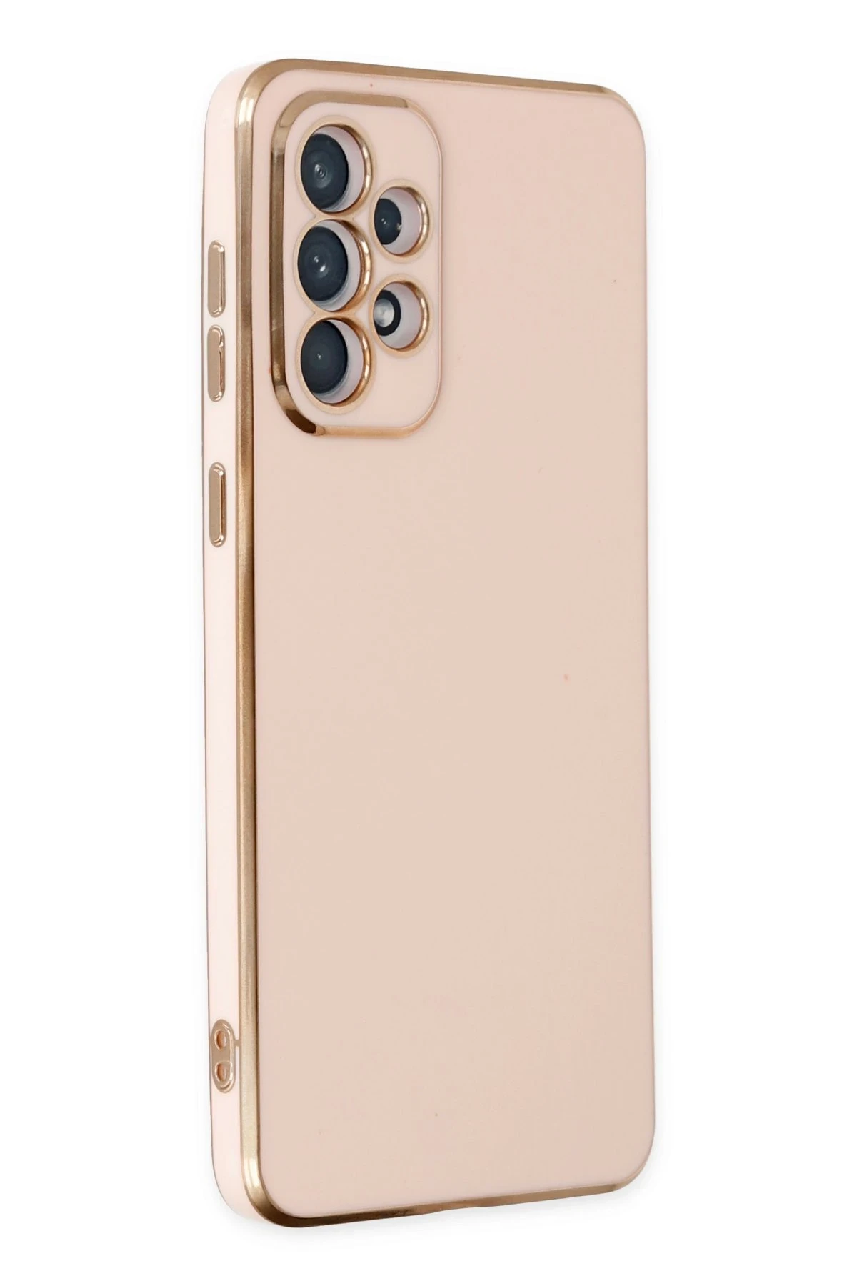 Newface Samsung Galaxy A73 5G Kılıf Volet Silikon - Pembe