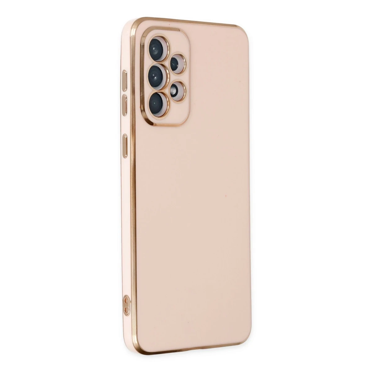 Newface Samsung Galaxy A73 5G Kılıf Volet Silikon - Pembe