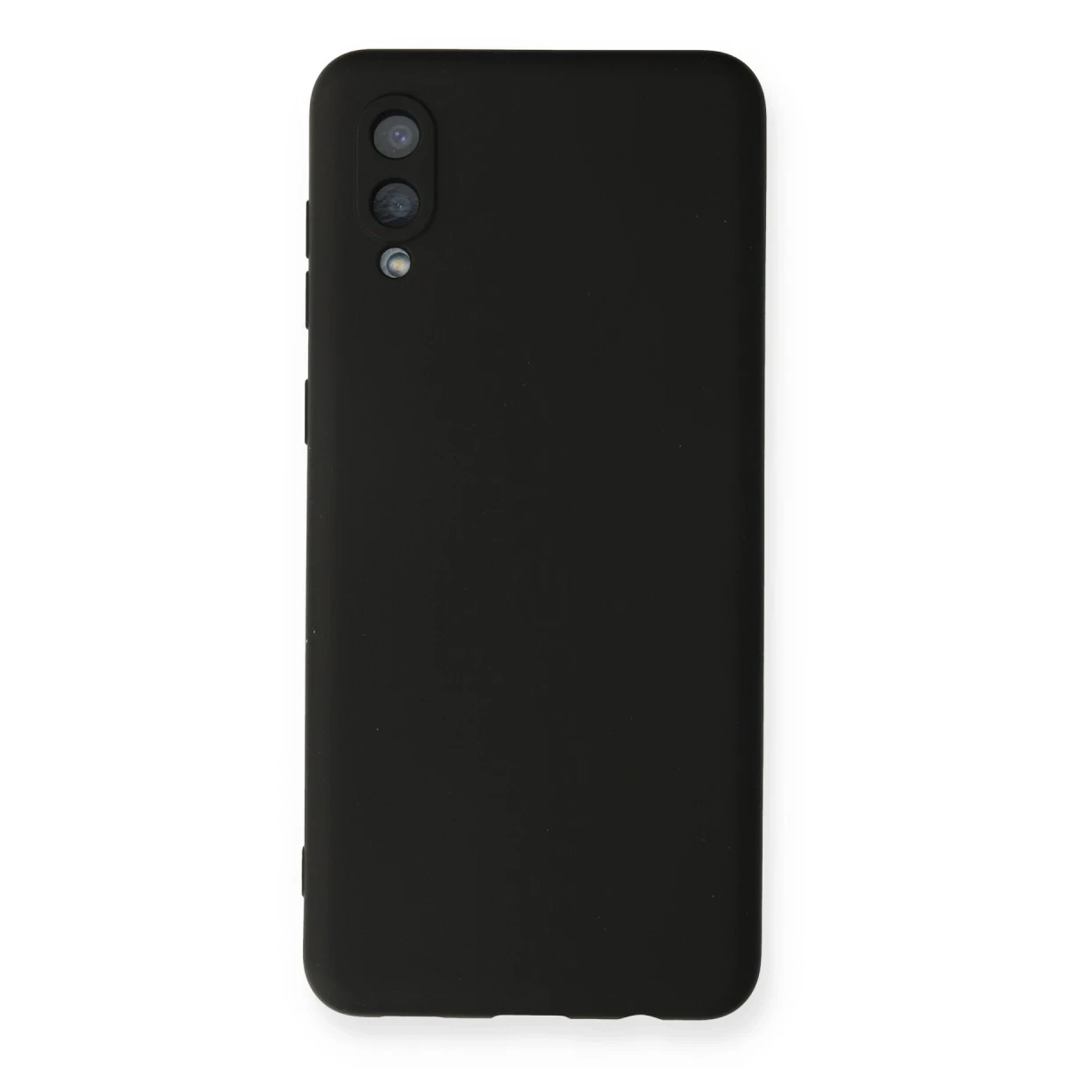 Newface Samsung Galaxy A02 Kılıf Nano içi Kadife Silikon - Siyah — görsel 4