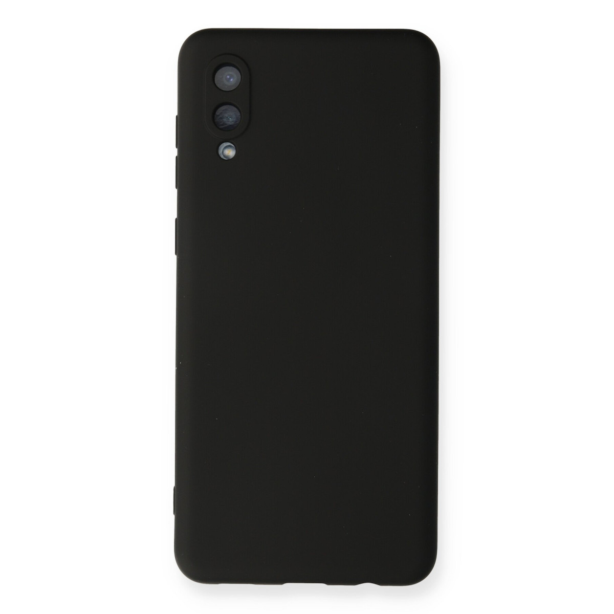 Newface Samsung Galaxy A02 Kılıf Nano içi Kadife Silikon - Siyah — görsel 7