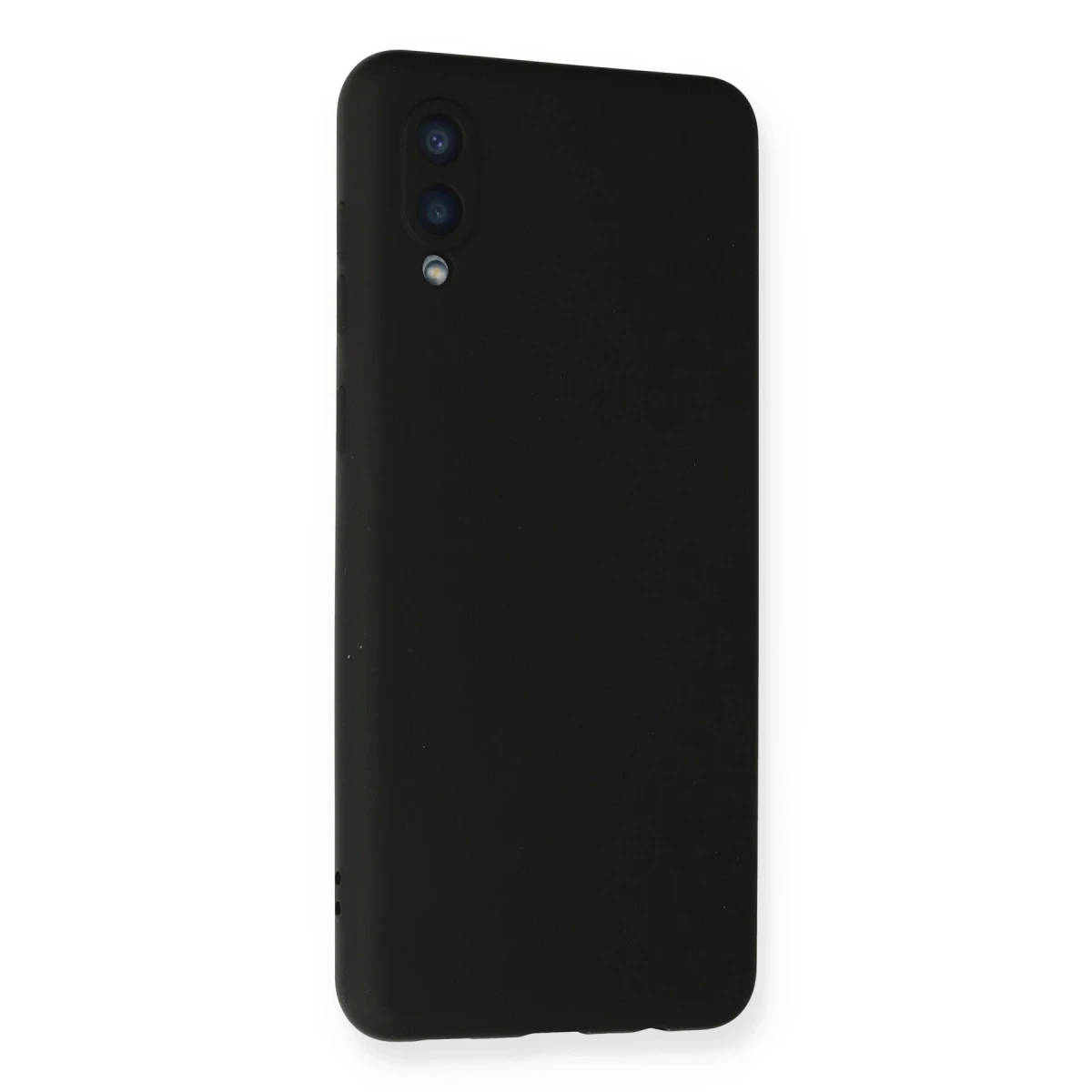 Newface Samsung Galaxy A02 Kılıf Nano içi Kadife Silikon - Siyah — görsel 5