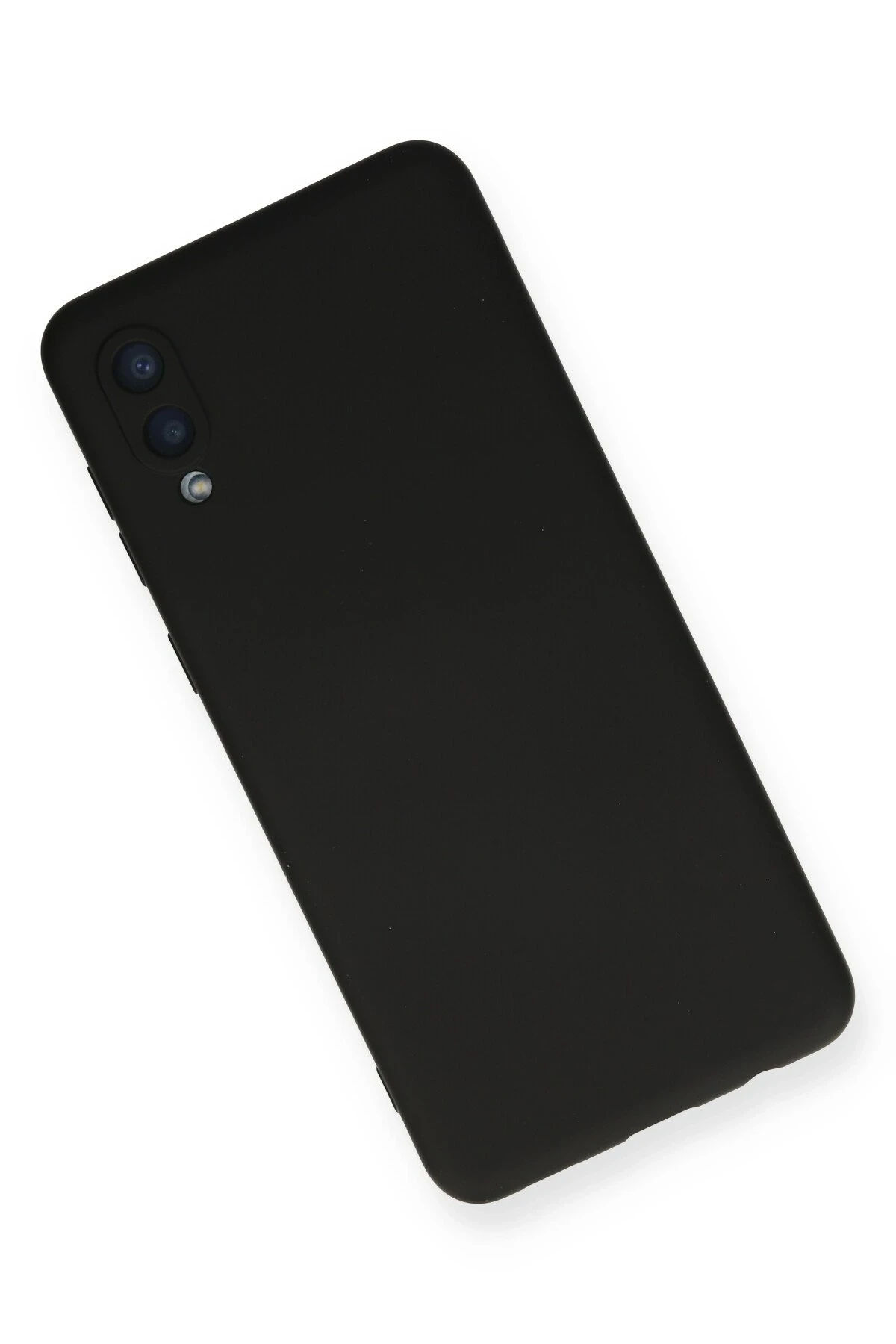 Newface Samsung Galaxy A02 Kılıf Nano içi Kadife Silikon - Siyah — görsel 3