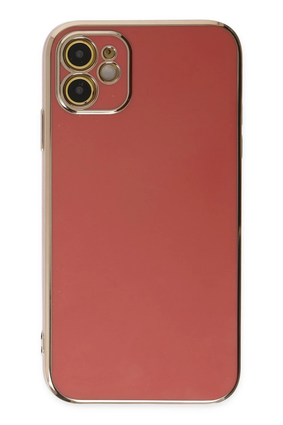 Newface iPhone 12 Kılıf Volet Silikon - Kırmızı