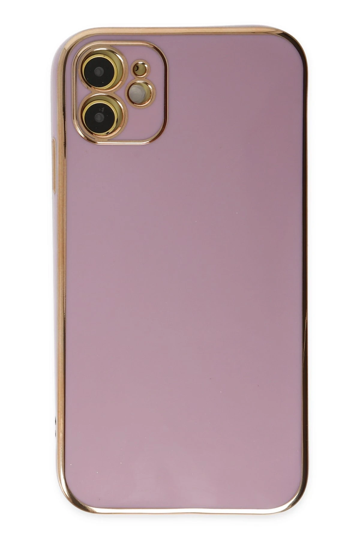 Newface iPhone 12 Kılıf Volet Silikon - Mor